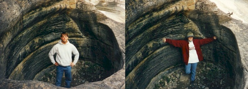 Picture of potholes